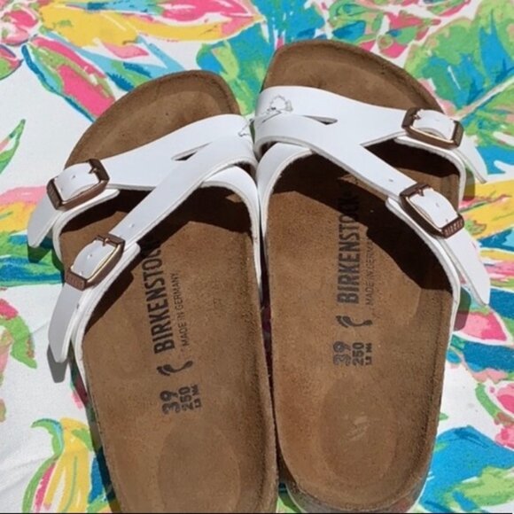 Free people Birkenstock Yao size 39 white new - Picture 5 of 5